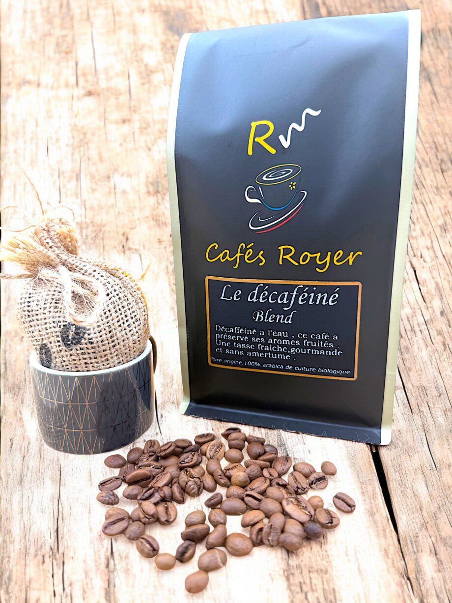 Décaféiné a l'eau , mélange Inde-Mexique